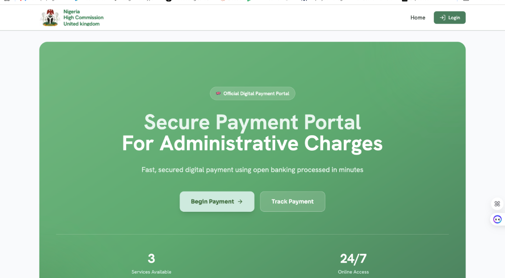 Nigeria High Commission Payment Platform